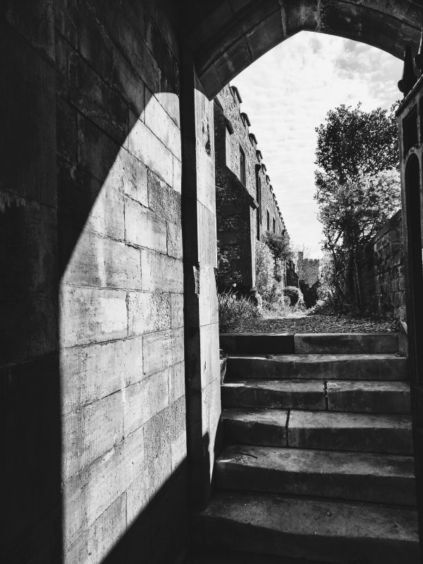 Image of lonely street with steps for blog on when someone ghosts