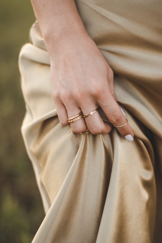 Image of woman holding her silk dress - blog on sex and desire